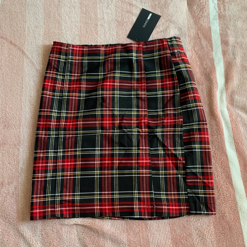 Fashion Nova Plaid Mini Skirt